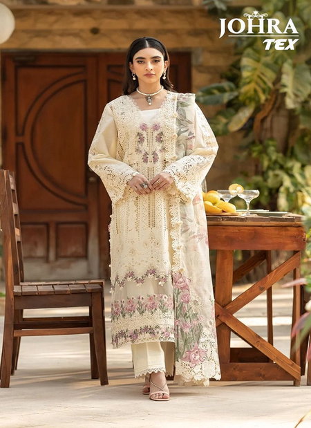 Johra Tex 181 Cambric Cotton Wholesale Pakistani Salwar Suits Suppliers In Mumbai
